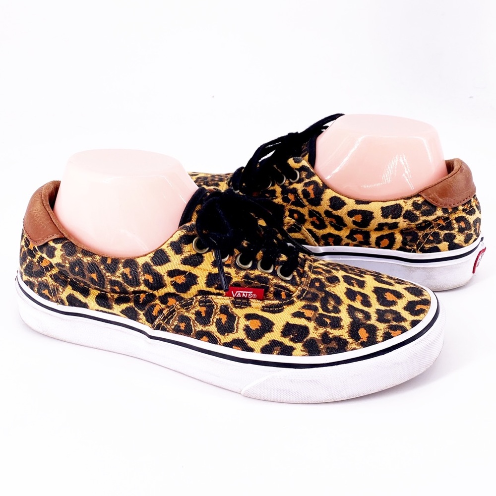 Vans Cheetah Print Sneakers Lace Up Size Men’s 7.5